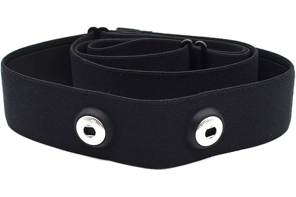 Sangle de Ceinture Élastique Sport Support Poitrine Réglable Moniteur de Fréquence Cardiaque Equipement de Fitness pour Garmin Wahoo Polar, CooSpo Original HRM Belt