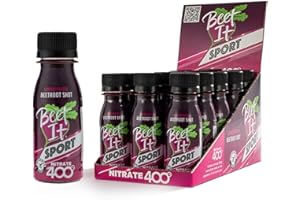 Beet It Sport Nitrate 400 - High Nitrate shots - Concentrated Beetroot Juice (15 x 70ml) Boost Nitric Oxide and Athletic Endurance Performance