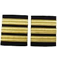 Uniform Store London Epaulette Pilot Captain First officer 3 X1/2 gold R140