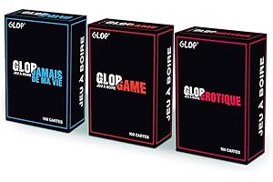 Glop 300 Cartes - Jeu Alcool - Jeu de Société pour Animer Soirées et Apéros - Jeux à Boire - Jeux de Cartes Adultes - Jeux de Société Adulte - Jeu d'ambiance