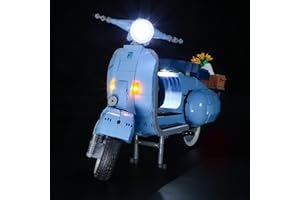 GEAMENT Kit de Luces LED Compatible con Lego Vespa 125 - Conjunto de luz por Creator 10298 (Juego Modelo no Incluido)