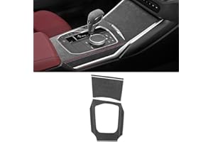 BETTERHUMZ Auto Mittelkonsole Schalttafel Abdeckung Verkleidung für BMW G20 G28 318i 320i 330i G42 G23 3 4 Serie M340i 2020-2023 Formzubehör (aus Alcantara)