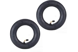RUHUO 2 pack of 8x2" 200x50 Heavy Duty Inner Tubes with Bent Valve Stem Inner Diameter 10.6cm/4.2inch for Razor e100 e200 Schwinn Bladez Mongoose Power Core E100 Dune Buggy Epunk Crazy Cart PowerRider 360