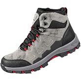 Tonny Black Erkek Outdoor Bot Su Ge&ccedil;irmez Kaymaz Kalın Tabanlı Bağcıklı Kışlık Trekking Ayakkabısı