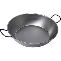 Plat à Paella Vaello Ø60cm - Acier Émaillé - 2 Poignées - Pour Cuisine Extérieure