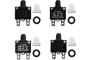 MASO Disyuntores térmicos impermeables a prueba de polvo tapa para 5A protector de sobrecarga térmica L2