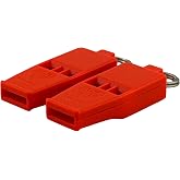 ACME Tornado Slimline No.636 Signal Whistles, Extremely Loud - Solas &amp; Mountain Rescue Approved (2 Pack)