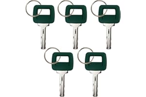 CLNYRWCB Ignition Key for Volvo Excavator Loader, Fits Laser 11039228, Compatible with Volvo Construction Heavy Machinery Equipment-5Pack