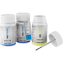 Kit Vernice Auto MG PRIME Per Fiat 639 Grigio Quartz Metallic - Base 2K + Trasparente Indurente, 2,5L