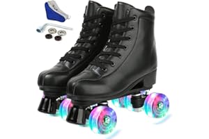 XUDREZ Roller Skates for women Classic Roller Skates Adjustable High-top Roller Skates Double Row Skates for Indoor and Outdoor