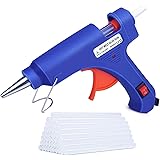 Pistola Colla a Caldo, 20W Mini Professionale Pistola a Caldo con 30 pcs Stick di Colla 7 * 130mm Colla Stick di 7mm Colla Pi