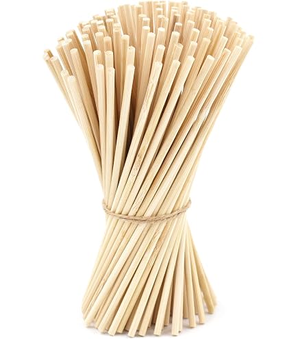 Belle Vous Lot De 50 Baguettes Bois Naturel Arrondi 30 Cm × 12 Mm – Bâtonnets Brut Pour DIY, Déco, Art & Loisirs Créatifs