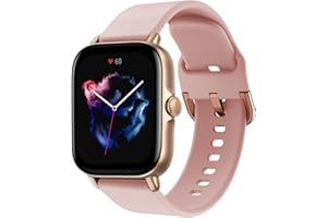 Syxinn Pasek kompatybilny z Amazfit GTS/GTS 2/2e/2 Mini/Amazfit GTS 3, Amazfit GTR 42 mm, 20 mm, silikonowy pasek do zegarka, sportowy pasek do Amazfit Bip / Bip S/Bip Lite / Galaxy Watch 4/4 Classic