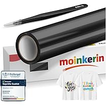 BEYAOBN Plotterfolie Textil 40 Stück 30.5x25cm Flexfolie Plotter Textil, Heat Transfer Vinyl