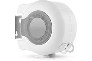 TAWDEEZ 30M Retractable Double Washing Line for Outside/Outdoor/Garden,Extendable Wall Mounted Clothes lines,Heavy Duty Clotheslines(White,2 x 15m)