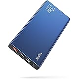 TOPK Power Bank, 20W PD QC 3.0 USB C Fast Charging 10000mAh Portable Charger, 3A Quick Charge with LED Display PowerBank for
