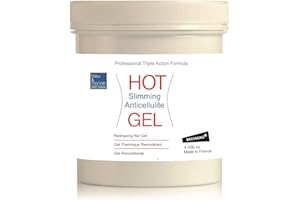BLEU & MARINE BRETANIA bleumarine Bretania - Sport und Anti-Cellulite Gel | Hautkontur Verbesserung | Wärme-Effekt | Koffein und Algen angereichert | Muskelentspannung vor dem Sport, Klar, 500 ml Packung