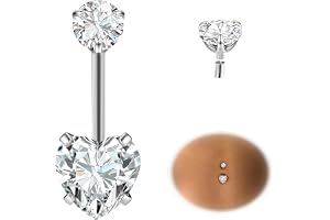 ESHIONER G23 Titan navelstänger piercing silver guld navelpiercing smycken för kvinnor boll rosa blå lila färgglad 14 G 10 mm