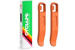 CYCLAMI Juego de 2 elevadores de neumáticos de bicicleta superfuertes, accesorios para bicicleta de montaña y carretera