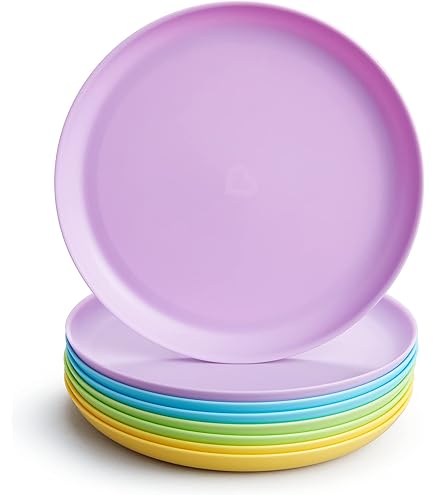 Set Piatti Per Bambini Nip | Senza BPA E Melammina | Lavabile In Lavastoviglie | Motivo Animali | 4 Pezzi