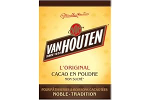 BO TIME Cacao en Poudre VAN HOUTEN 255g/Boite - Offres de 1, 2, 3, 4, 5 et 6 Boites - Livraison Gratuite France (2 boites)