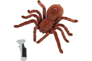 XiXiRan Araignée Télécommandée Électrique, Tarentule Télécommande Jouet, Télécommande Infrarouge Araignée Enfants Jouet, IR Tarentule Radiocommandée, Réaliste Accessoires Peur Araignée Télécommandée
