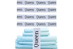 KEEPSWEAT 4 Pcs Bed Sheet Organizer Bands Linen Closet Organizer and Storage Label Bands Elastic Bedding Sheet Keeper Closet Organization for Foldable Bed Sheet(Queen)