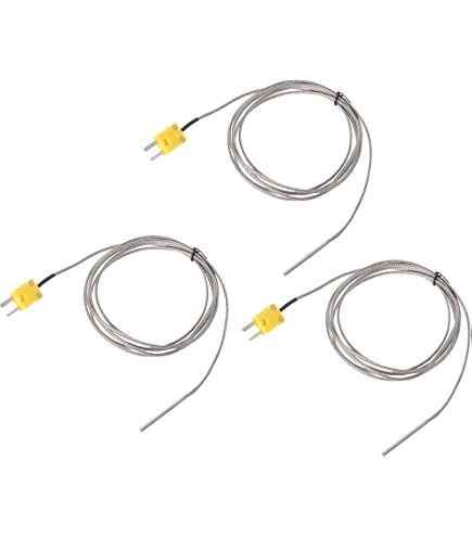 TL0501 K-Type Alligator Clip Thermocouple Probe – Up To 500°C, 100cm Lead, Compatible With Fluke, Extech & More 4 thumbnail image