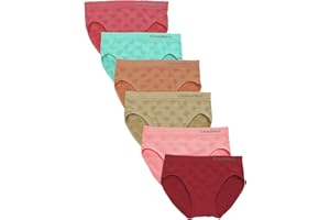 Channo Braguitas Infantil Niña Lisas con Flores Bordadas. Sin Costura Elástico Microfibra Suave. Packs Surtidos