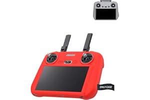 Custodia protettiva per telecomando DJI RC 2, yystao silicone cover compatibile con DJI RC2, custodia antipolvere, antigraffio, rosso