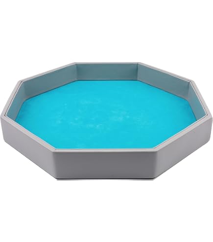 Abaodam Hexagon Würfelteller Aus Pu Leder Faltbare