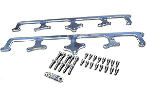 Z Whip LS Coil Bracket D585 Heat Sink Round Coils Compatible with all GM Chevy 1999-2014 LS Series Engines LS1 LS3 LS2 LQ4 LQ9 LS6 L92 L99 L33 4.8L 5.3L 5.7L 6.0L 6.2L Vortec (Milled Aluminum)