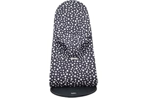 JYOKO KIDS Housse pour transat Compatible avec Babybjorn Soft, Balance, Bliss et Mini (COTON, Winter Sky)