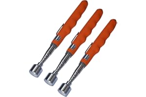 HARDK 3 PCS Telescoping Magnetic Pick Up Tool Extendable 31" 20 lb Telescopic Magnet Stick Extends Tool -Dad Gifts for Men/Boyfriend/Papa/Grandfather,Birthday Christmas Gifts for Men Who Have Everything
