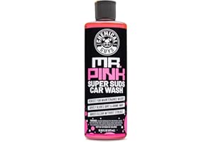 Chemical Guys Champú de Coche Mr. Pink Car Wash Shampoo 473 ml. Elimina eficazmente la Suciedad, la mugre e Incluso Las Salpicaduras de Insectos, dejando su Coche Limpio y Brillante.