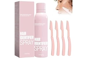 AIZHENQIAN Hair Identifier Spray for Face Shaving,Hair Identifier Spray for Face Dermaplaning,Skin Body Hair Identifying Spray,Facial Care Cleaning Spray,Dermaplaning Face Spray,Removing Unwanted Hair (1)