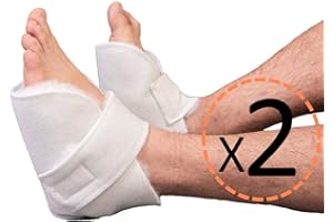 Pack 2 Patucos Antiescaras OrtoPrime - Cojines Antiescaras Pies Codos - Protectores de Cama y Silla de Ruedas - Taloneras Antiescaras Ortopédicas Colchón Antiescaras - Protector Talón 2 Unidades