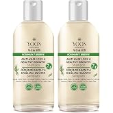 YOON Rosemary Shampoo Set of 2&rsquo; &ndash; Salt-Free, Sulphate-Free, Vegan, Against Hair Loss & Fast Elongation | 800ml (2x400ml)