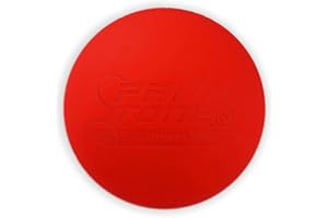 Protone - Balle lacrosse pour massage des points gâchettes, physiothérapie (ROUGE VIF)