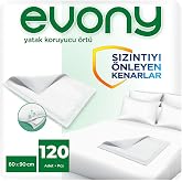 Evony Yatak Koruyucu &Ouml;rt&uuml; 120 Adet