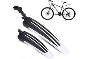 Favuit Parafango Bici, Universale Regolabile Parafanghi Bici Set 20-26 Pollici Anteriore Posteriore Parafango Bicicletta per Mountain Bike Bici da Corsa MTB