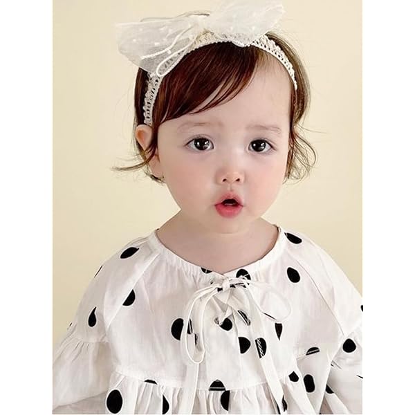 Mädchen Satin Haarband Kommunion In Weiß Mit Blumen - Foto 9