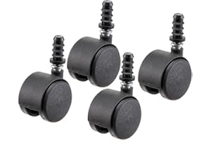 Ferplast Wheels for Cat and Small Dog Carrier CLIPPER, Set of 4 Swivel Wheels for Hard-Sided Pet Carrier, Accessories for Pet Carriers