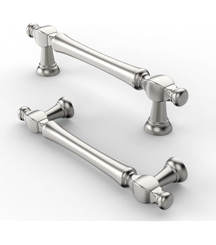 Alzassbg 10 Pack Brushed Black Nickel Cabinet Pulls - 3.75 Inch (96mm) Hole Centers, Kitchen & Drawer Handles - View #8