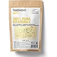 100% Vitamina C in polvere Pura ½ Kg - foodboost - senza additivi, conservanti, edulcoranti. Per Collagene, supporto immunita