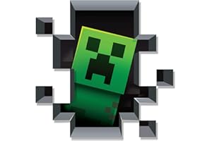 Minecraft Creeper Inside Wall Decal Plus Pig and Cow (Set of 3) by JINX