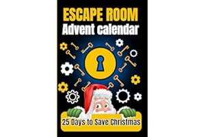Escape Room Advent Calendar: Logic Puzzles - Brainteasers - 25 Days to Save Christmas - Ideal for waiting for Santa with the family
