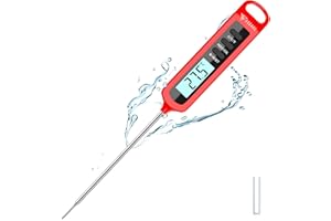 Termometru Kuchennego Natychmiastowy Odczyt w 3 Sekundy DOQAUS IPX6 Cyfrowe Termometry do żywności z Długą Sondą do Mięsa BBQ Płyny do żywności Olej Woda