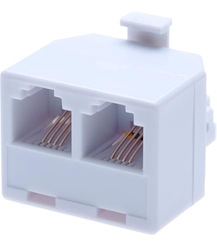 RJ11 jack 5 vie presa telefonica adattatore sdoppiatore di linea