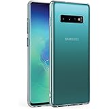 NEW'C Cover per Samsung Galaxy S10 Plus, Custodia Gel Trasparente Morbida Silicone Sottile TPU [Ultra Leggera e Chiaro]